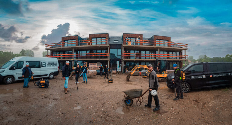 Team auf Baustelle
